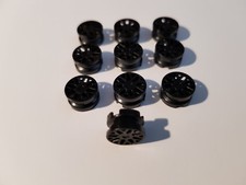 LEGO® 10 x 93595 Felge 11mm D. x 6mm mit Y-Speichen schwarz 4613162 (#AC04) 
