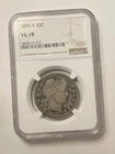 1896-S Barber Half Dollar, NGC VG 10