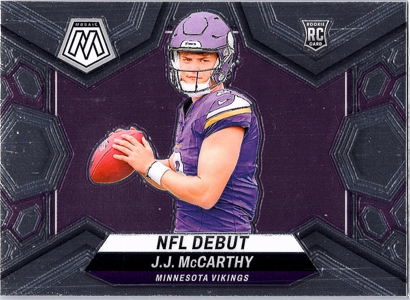 2024 Panini Mosaic - NFL Debut J.J. McCarthy #275 (RC)