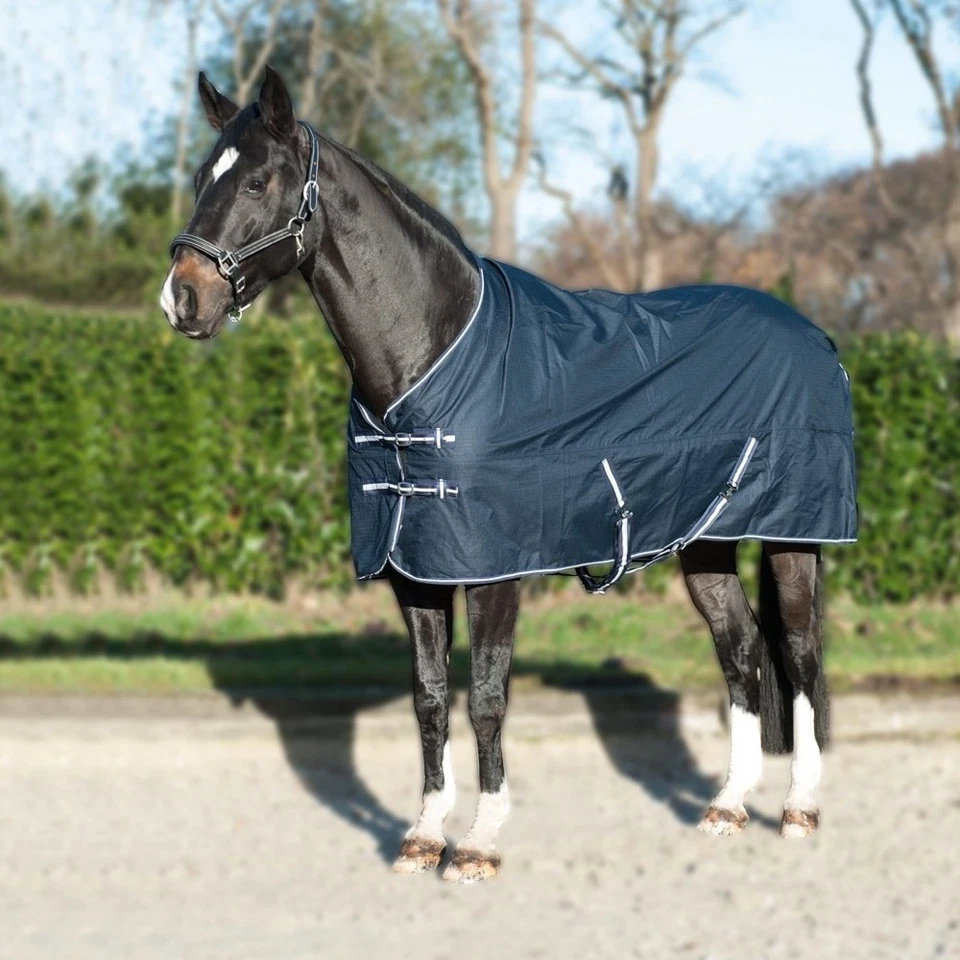 HKM Regendecke Economic mit Polarfleece 0g - dunkelblau - Bild 2 von 3