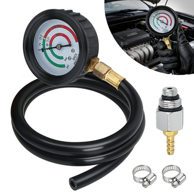 #ad #ad Car Exhaust Back Pressure Tester Gauge w M12 M18 Adapters for Auto Diagnostics $21.48