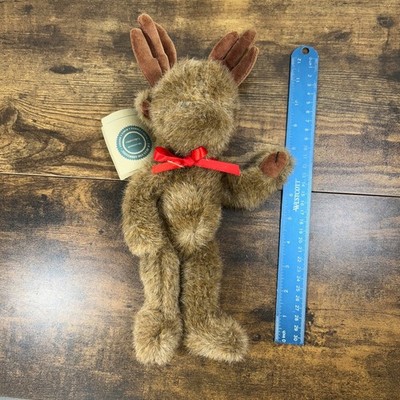 The Boyds Collection Brown Plush Floppy Moose 13.5'' Handmade J B Bean New