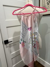Victoria Secret Liquid Satin Chemise Tie Back Multicolor Sz. S/P