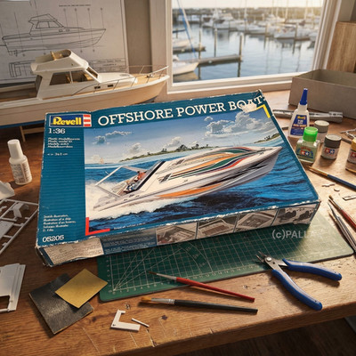 REVELL 05205 OFFSHORE POWER BOAT 1:36 / 2009