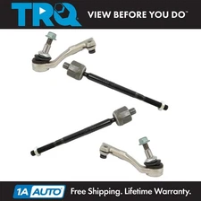 Front Inner Outer Tie Rod Rack End Set Kit 4pc for BMW RWD F22 F23 F30 F32