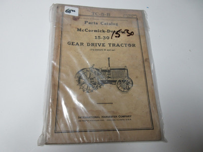 McCormick-Deering 15-30 Tractor Manual