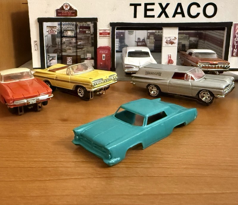 NOS Tyco S Speedways S625 HO Turq ‘65 Pontiac Grand Prix Body Frmr Tyco Employee