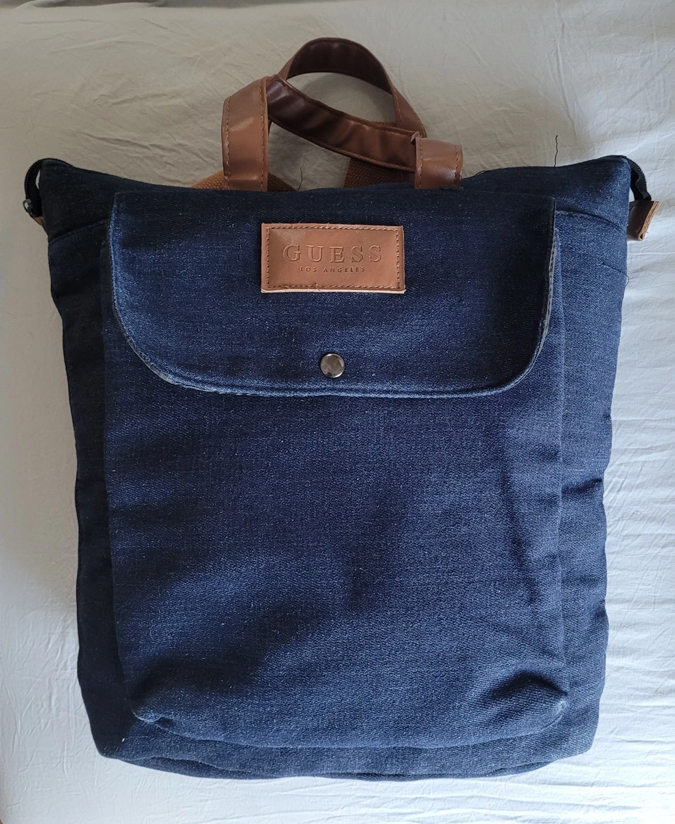 Guess Los Angeles Womens‎ Outfitter Backpack Travel Bag Blue Faux Leather NWOT Amazon.com: OUTFITTER BACKPACK : Clothing, Shoes & Jewelry main image 4