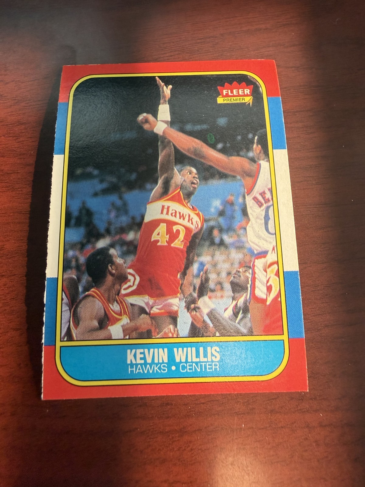 1986-87 Fleer #126 Kevin Willis Rookie Card. EX