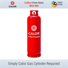 CARAVAN NEW FULL 47 KG 47KG CALOR GAS LPG PROPANE BOTTLE REFILL EMPTY REQUIRED