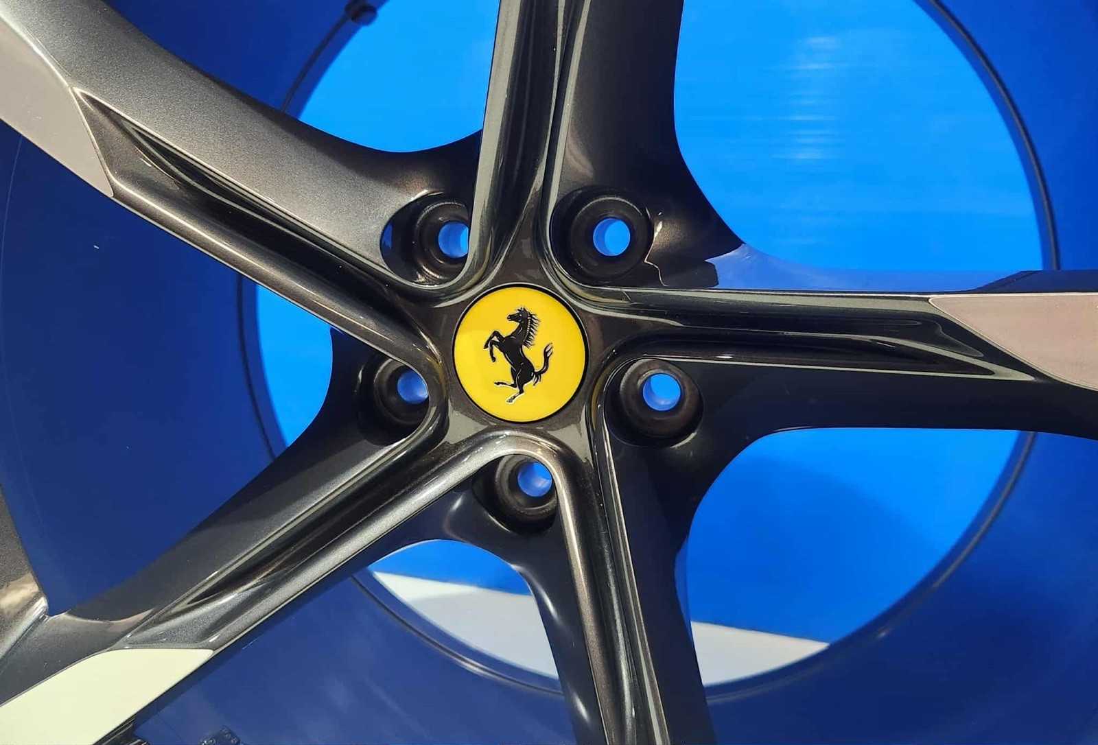20" FERRARI 488 Factory OEM Wheels Rims GENUINE TWO TONED  FORGED STRADALE