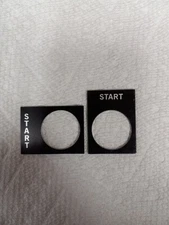 ALTECH CORP 2LP01  Start Pushbutton Legend Plate 22 mm