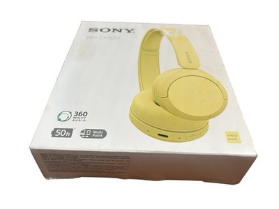 Sony WH-CH520 Over Ear Wireless Bluetooth Headphones Yellow