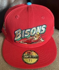 Cappello aderente New Era 59FIFTY MiLB Buffalo Bisons LUCKY CHARMS