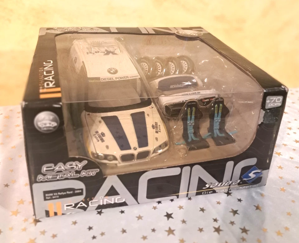 BMW X5 Rallye X-Raid 2004 1/18ème SOLIDO Easy Metal Kit "neuf" - Photo 4/4