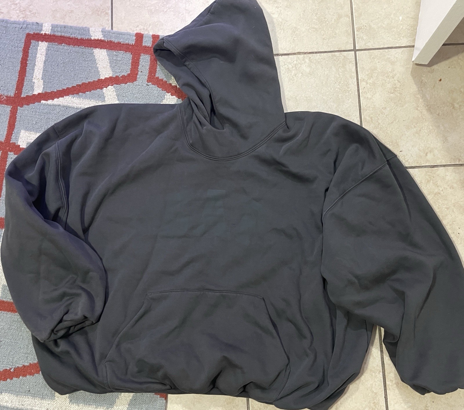 Kanye West YZY Gap Balenciaga Dove Men's Grey Hoodie Sweatshirt XXL image 5