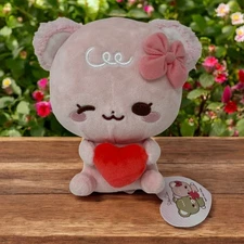 Sugar Cubs Pink Latte Heart Mini Plush 7” Sugar Cubs Round 1 Minto NWT