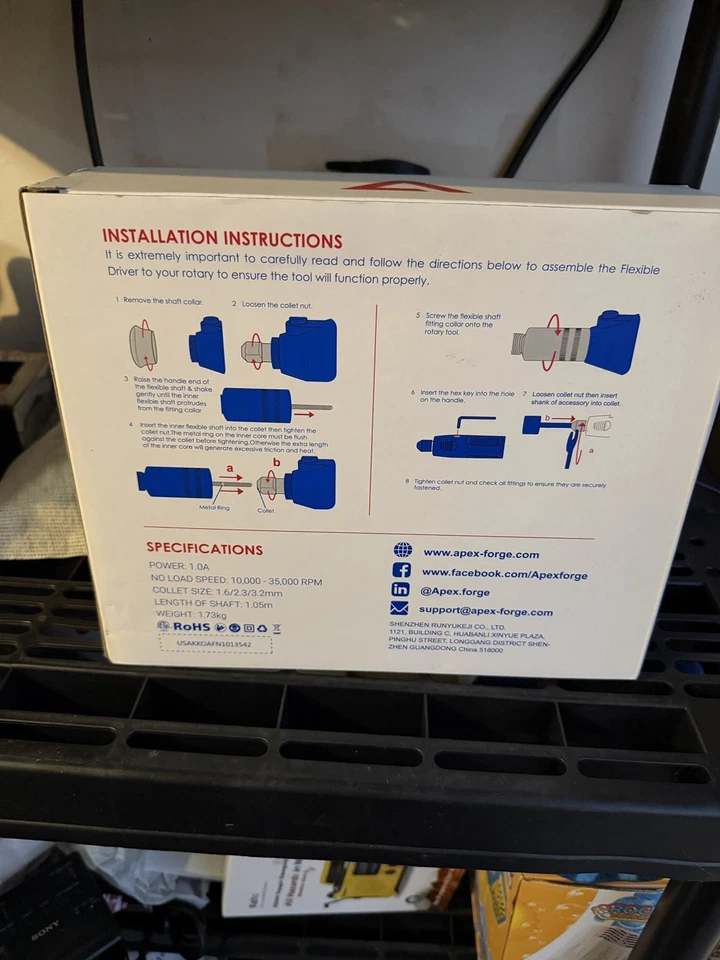 Apex Forge M6 Variable Speed Rotary Power Tool And 172 Accessories Kit - Image 3 of 4