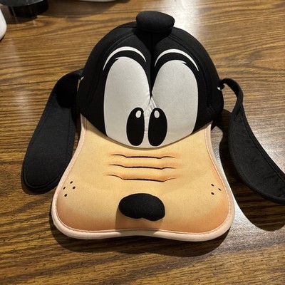 Goofy Hat Adult OS Black Floppy Ears Disney Parks Authentic Cap