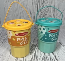 2x Melissa  Doug Play To Go Ice Cream Play NO ACCESORIES JUST CUPS Pre Owned