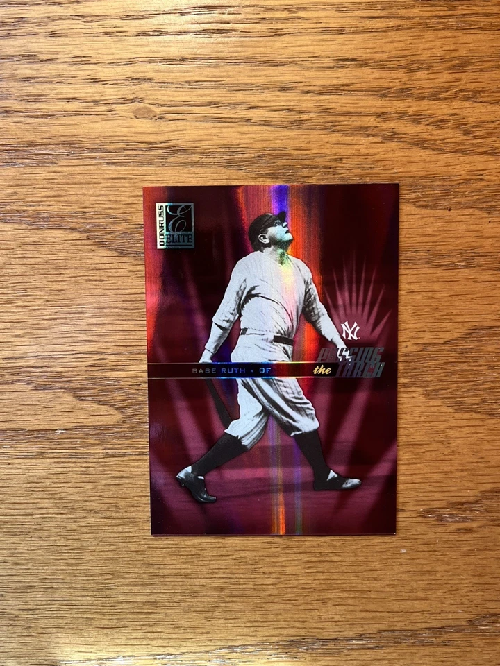 Donruss "Elite" 2004 "Pasando la antorcha" #PT-27 Babe Ruth SP #0418/1000 Foto 3 de 3