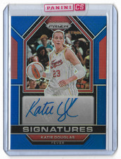 2023 Panini Prizm WNBA Signatures Blue #SG-KDG Katie Douglas #7/49 Indiana Fever