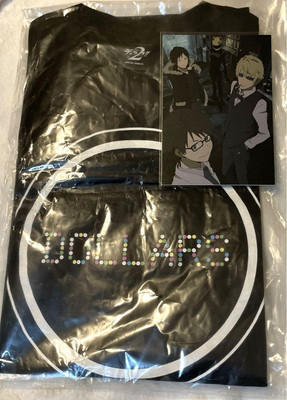 Durarara!!x2 Exklusives DOLLARS T-Shirt & Karten Set Neu Ungeöffnet Japan