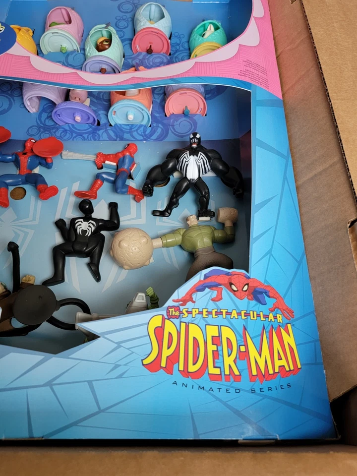 Mcdonalds Happy Meal Spectacular Spiderman Littlest Pet Shop Promo Store Display - Image 2 of 4