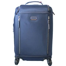Tumi Leger International Expandable Carry On 4 wheels  Gunmetal / BLUE  $795