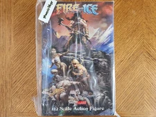 New! Frazetta Girls Fire and Ice Teegra w/ Panther 1:12 Figure ICON Collectibles