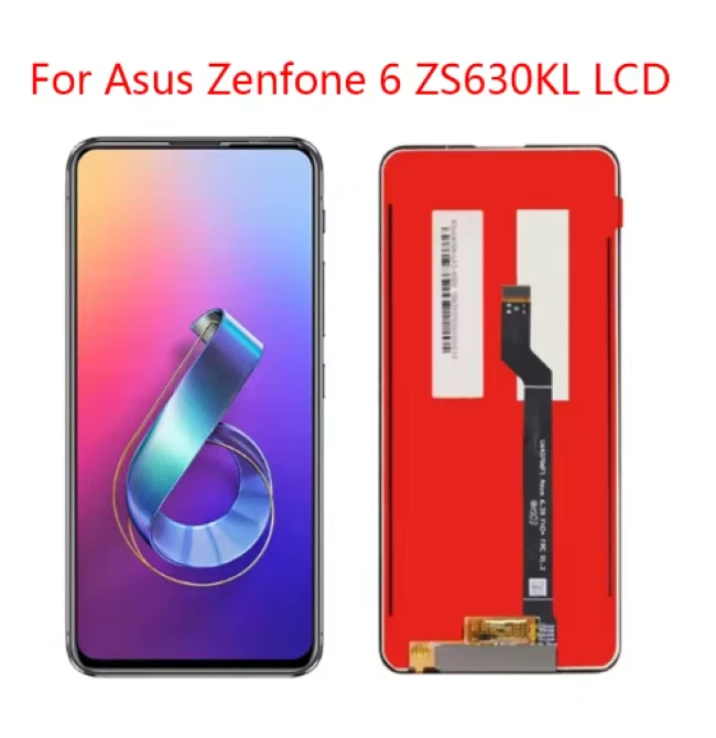 LCD Display Touch Screen Digitizer Full Assembly For Asus Zenfone 6 ZS630KL - Image 2 of 4