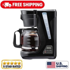 Compact 12-Cup Drip Coffee Maker with Auto Shutoff - Perfect for Small Spaces