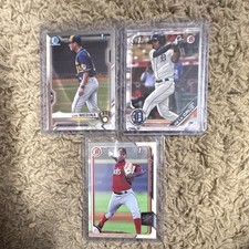 Topps Bowman Chrome 2020 1st Bowman Card Lot 3 Luis Medina Touki Toussaint
