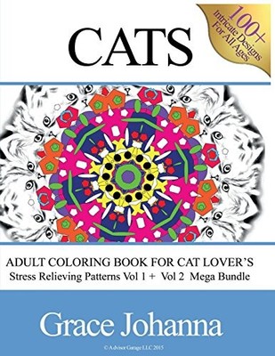 Adult Coloring Book for Cat Lovers: ..., Johanna, Grace
