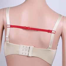 Women Elastic Band Non-Slip Adjustable Bra Straps Holder with Buckle 4pcs