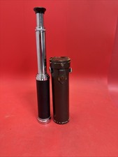 Vintage ALPHA Collapsible Telescope Spyglass 10x-30x Zoom W/ Case