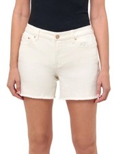 Women s Seven 7 For All Mankind White Jean Weekend Shorts - 5 inseam Size 6 NWT