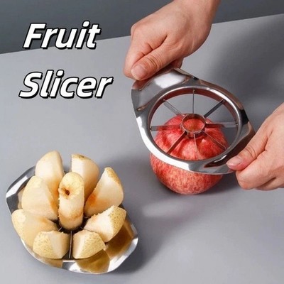 USA Stainless Steel Apple Corer Slicer - Fruit Peeler Cutter for Pear, Easy Use