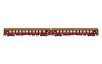 Rivarossi 2-Tlg. Set Osshd-Schlafwagen Wlab, Ep. Iv, Dr