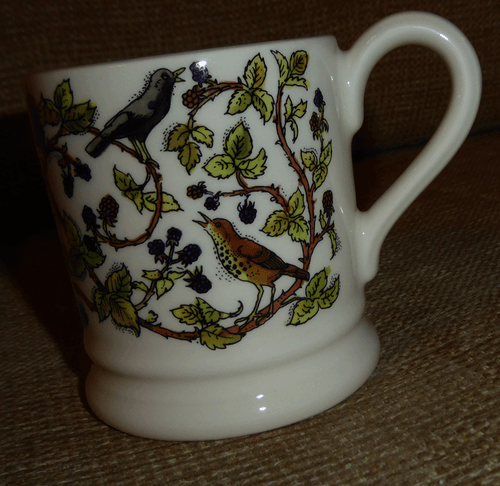 Emma Bridgewater NEW First Quality Good Gardening Brambles 1/2 Pint Mug