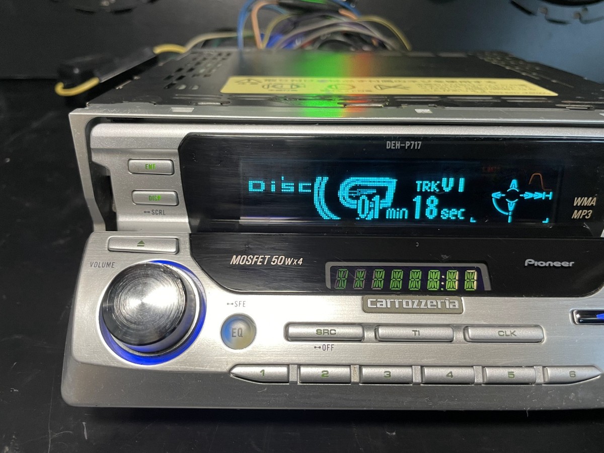 Pioneer CARROZZERIA Deh-p717 Dual Face CD Main Unit Car