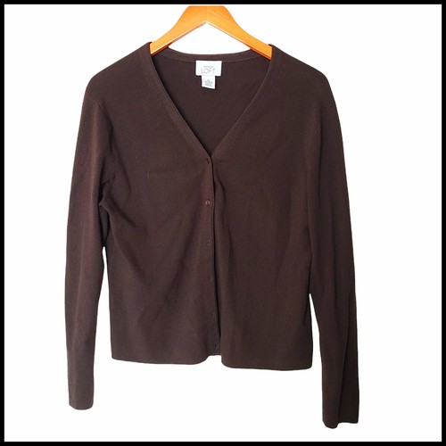 Ann Taylor Loft Sweater Brown Cardigan 
