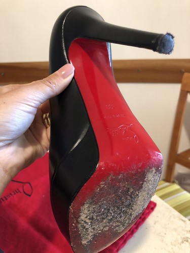Christian Louboutin BIANCA Plataform 140MM in pelle di colore nero. ORIGINALI!!! - Foto 11 di 11