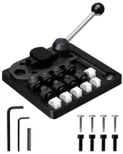 Ring Bender, Ring Bending Tool for Spoon Ring Making, with Nylon Dies for Met