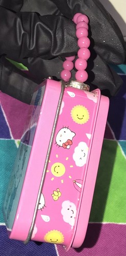 MINI MONEDERO HELLO KITTY CON ASAS, PVC ROSA Y BLANCO, ¡SANRIO 2005! - Imagen 15 de 20