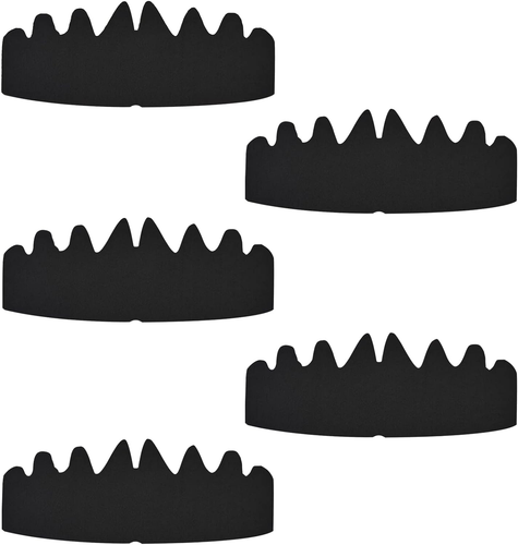 5 Pcs Black Baseball Caps Inserts Shapers Flexible Washable Reusable Hat Liner C