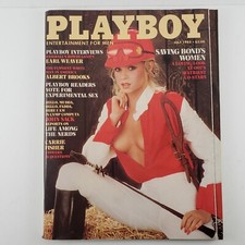 Playboy July 1983 Earl Weaver Carrie Fisher Ladies Of 007 Vintage Magazine