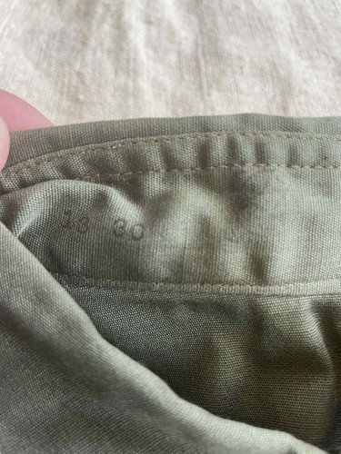 Dead Stock Vintage 1955 Dated Australian Korean War Era Enlisted Army Shirt. XS. - Picture 4 of 13
