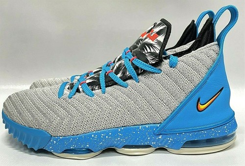 blue lebron 16