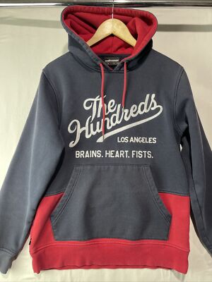 The Hundreds Sweater Men Large Hoodie Brains Heart Fists Sweatshirt  Pullover